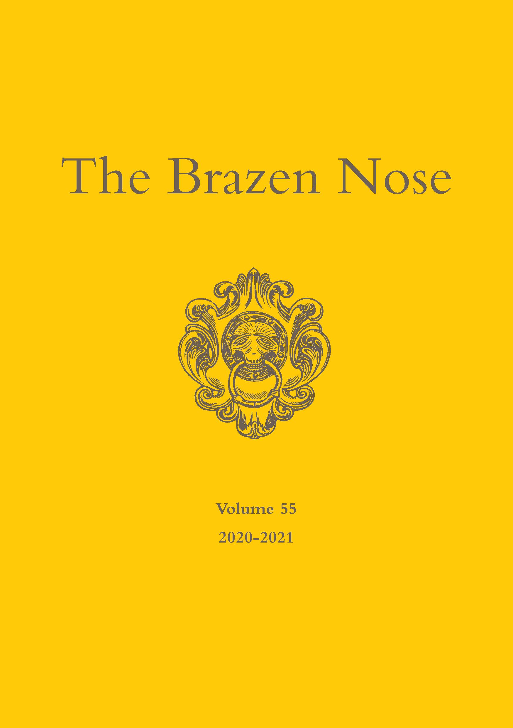 Brazen Nose Vol 55 2020-2021 Cover page
